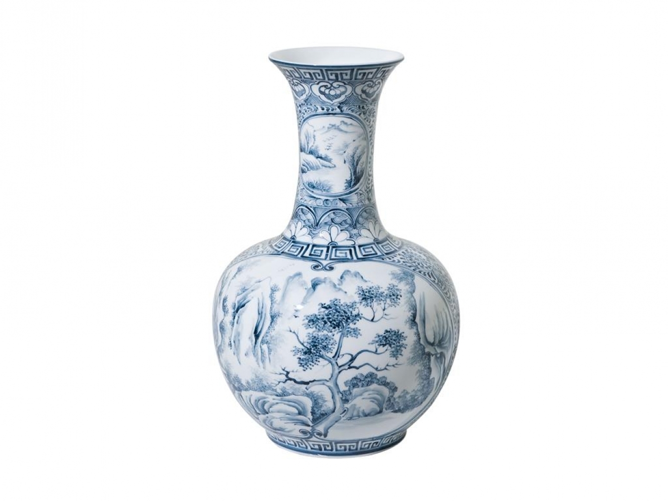 Blue Arcadian Vase