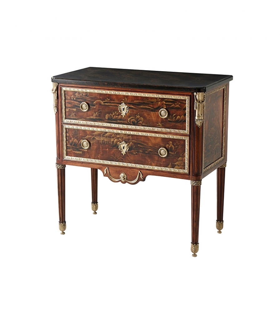 Graceful Chinoiserie Commode