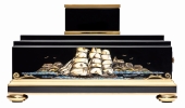 Limited Edition Navigator Gold Plated With Chinoiserie Artwork