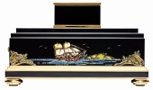 Limited Edition Navigator Gold Plated With Chinoiserie Artwork