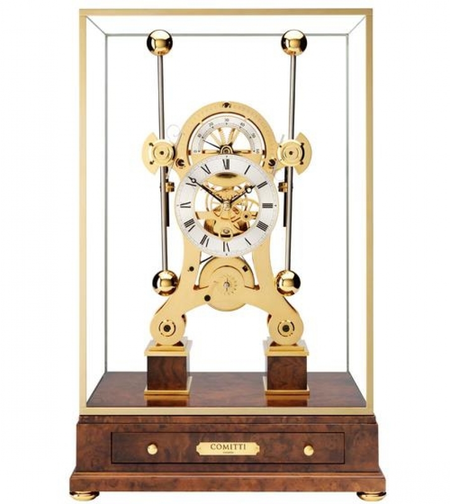 Navigator Gold Plated With Walnut Base