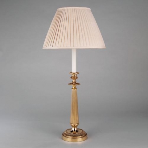 Reeded Candlestick Table Lamp