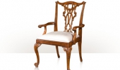 Seated in Rococo Splendour Armchair