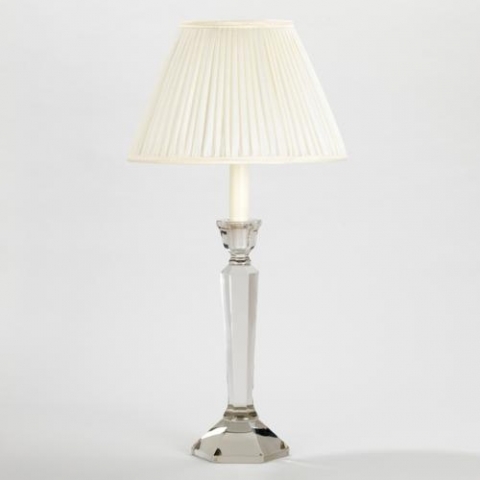 Pesaro Glass Candlestick Table Lamp